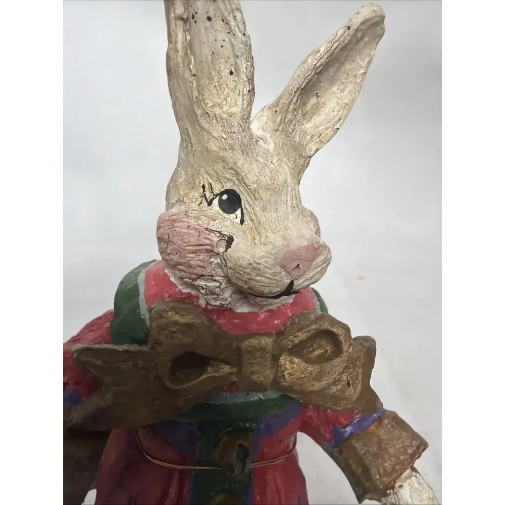 House of Hatten White Rabbit Reach for the Stars Large Christmas Ornament
